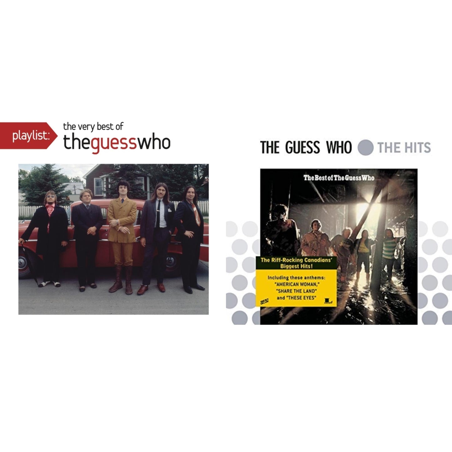 Guess Who - Best Of Guess Who & Playlist: Very Best Of The Guess Who - CD Bundle