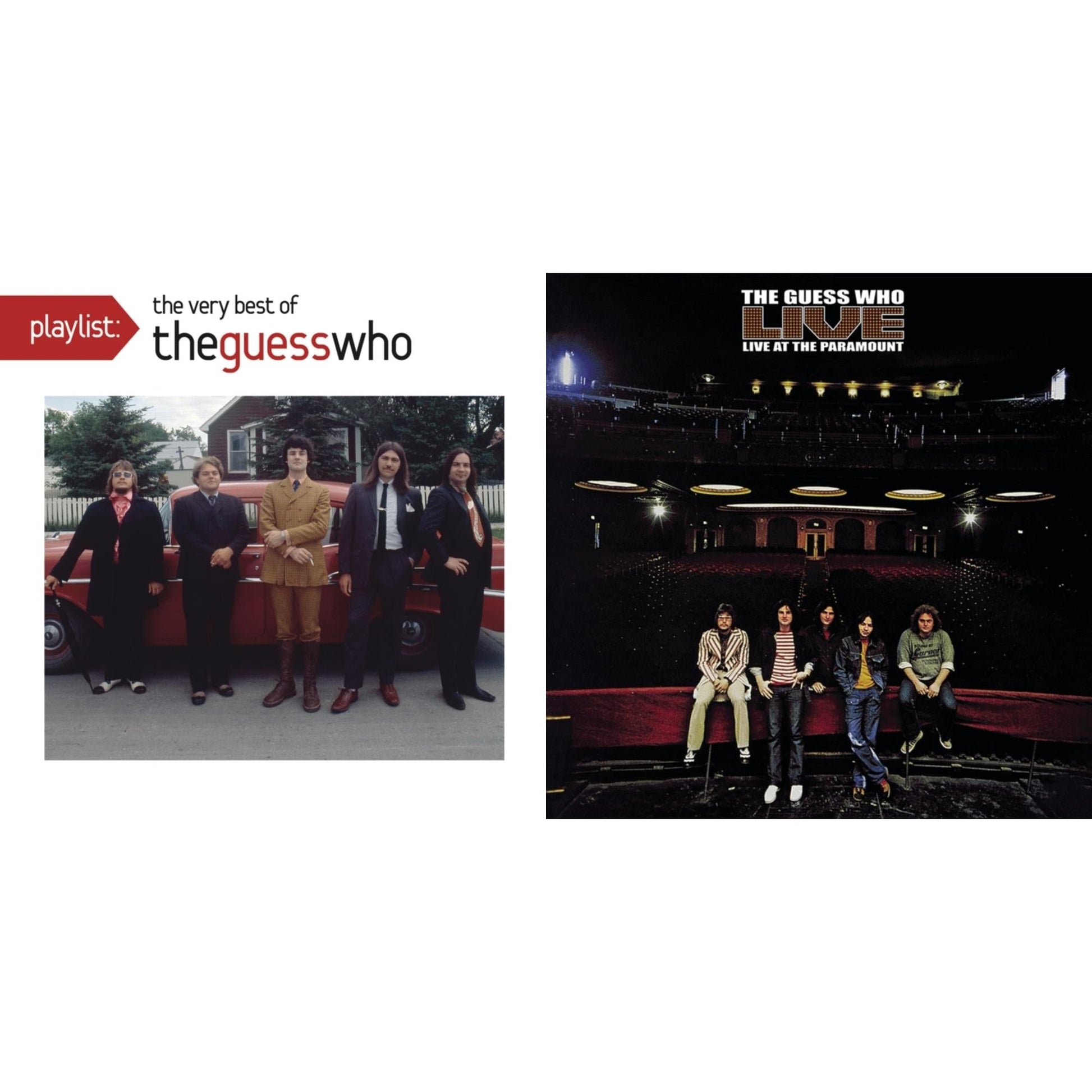 Guess Who - Live At The Paramount & Playlist: Very Best Of The Guess Who - CD Bundle