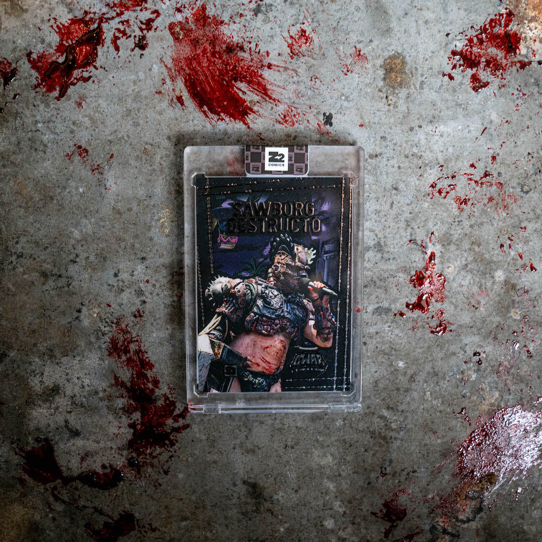 GWAR Trading Card - SAWBORG DESTRUCTO - #'d to 99