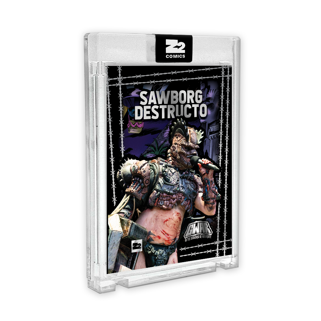 GWAR Trading Card - SAWBORG DESTRUCTO - #'d to 99