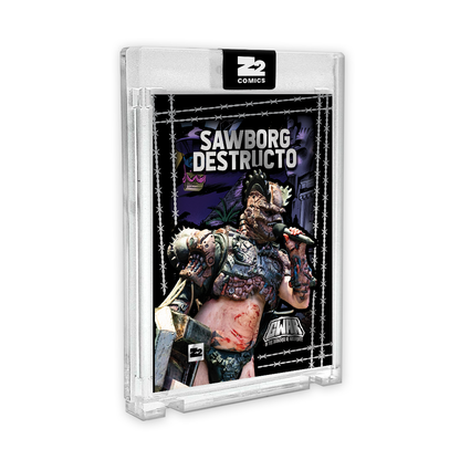 GWAR Trading Card - SAWBORG DESTRUCTO - #'d to 99