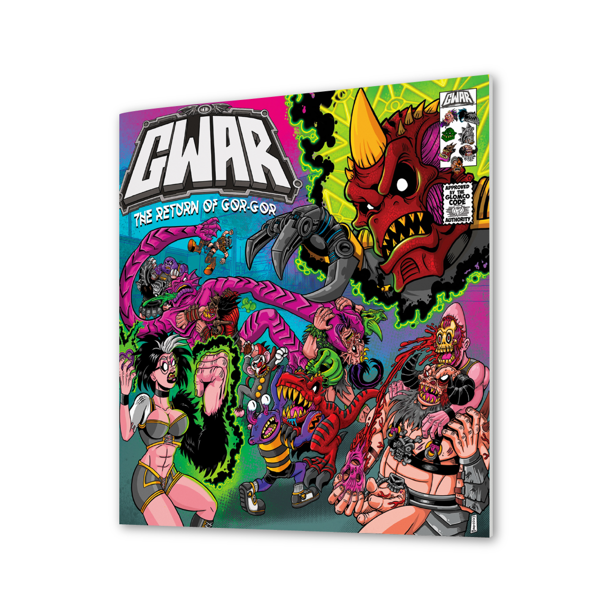 GWAR 'The Return of Gor Gor' Deluxe Comic Book + Vinyl Record LP (Limited Edition Evergreen)