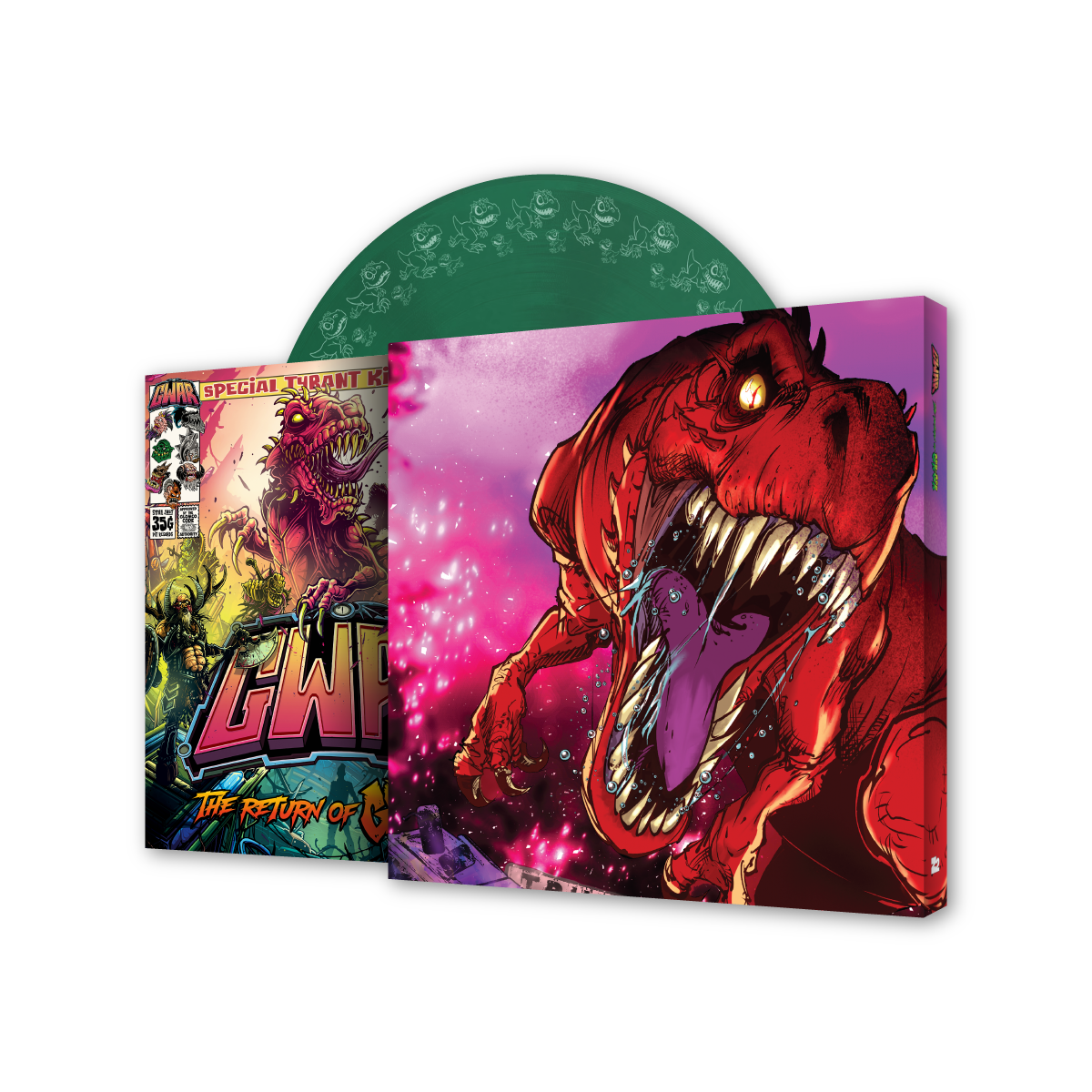 GWAR 'The Return of Gor Gor' Deluxe Comic Book + Vinyl Record LP (Limited Edition Evergreen)