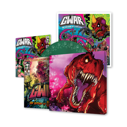 GWAR 'The Return of Gor Gor' Deluxe Comic Book + Vinyl Record LP (Limited Edition Evergreen)