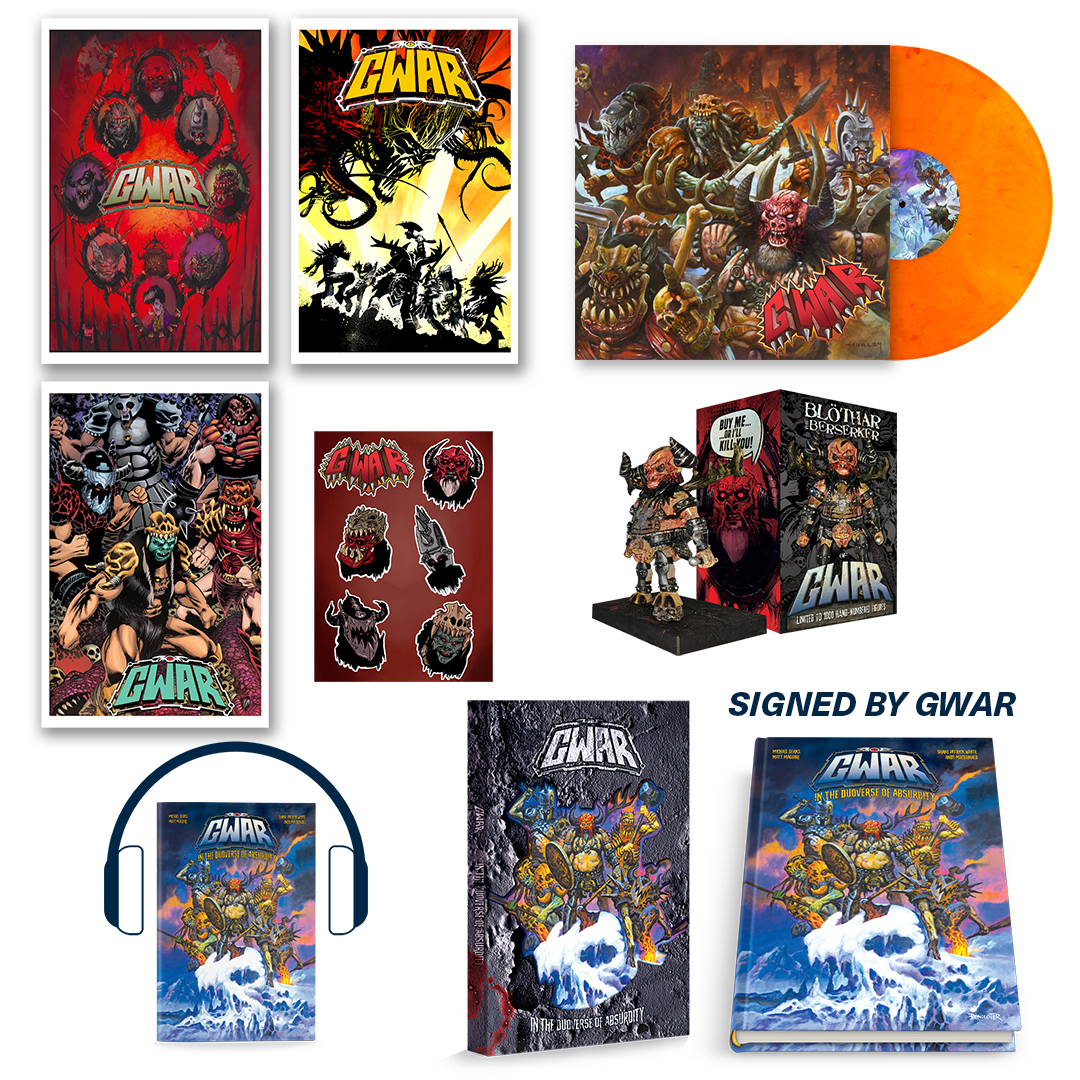 GWAR In The Duoverse of Absurdity - SIGNED Super Deluxe Bundle Vinyl Record