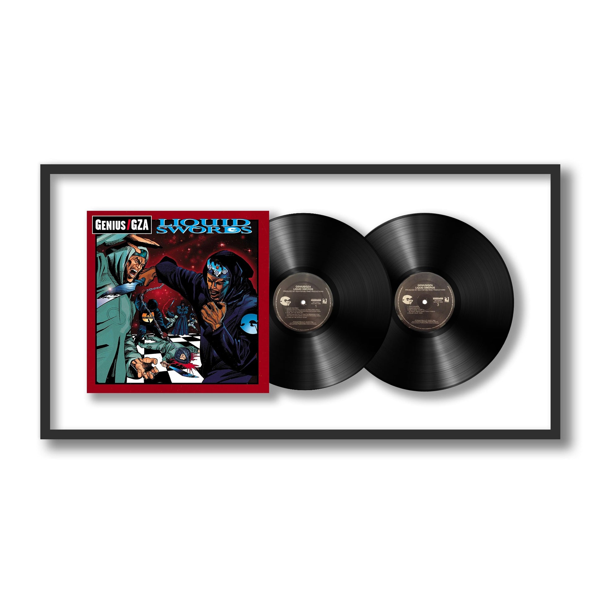 GZA Liquid Swords Framed Vinyl Record