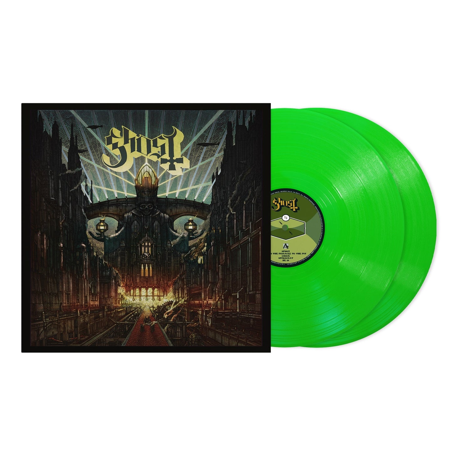 Ghost 'Meliora'2LP (10th Anniversary, Deluxe, Neon Green Vinyl) Vinyl Record