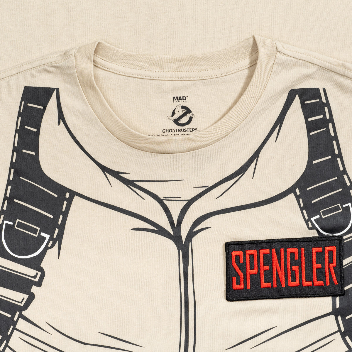 Ghostbusters Costume T-Shirt Customize Your Look with Four Interchangeable Name Patches