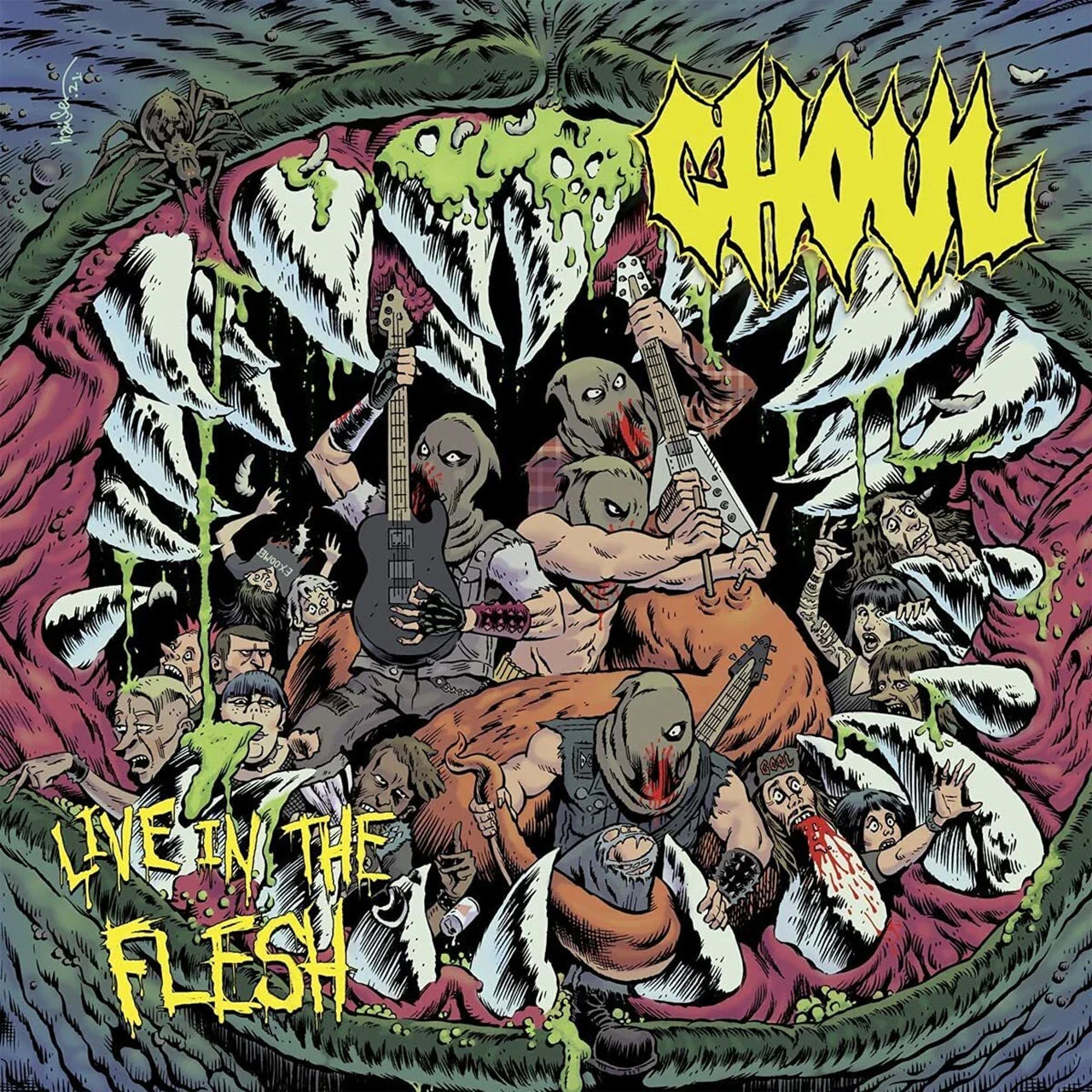 Ghoul - Live In The Flesh [2LP Green] Vinyl Record