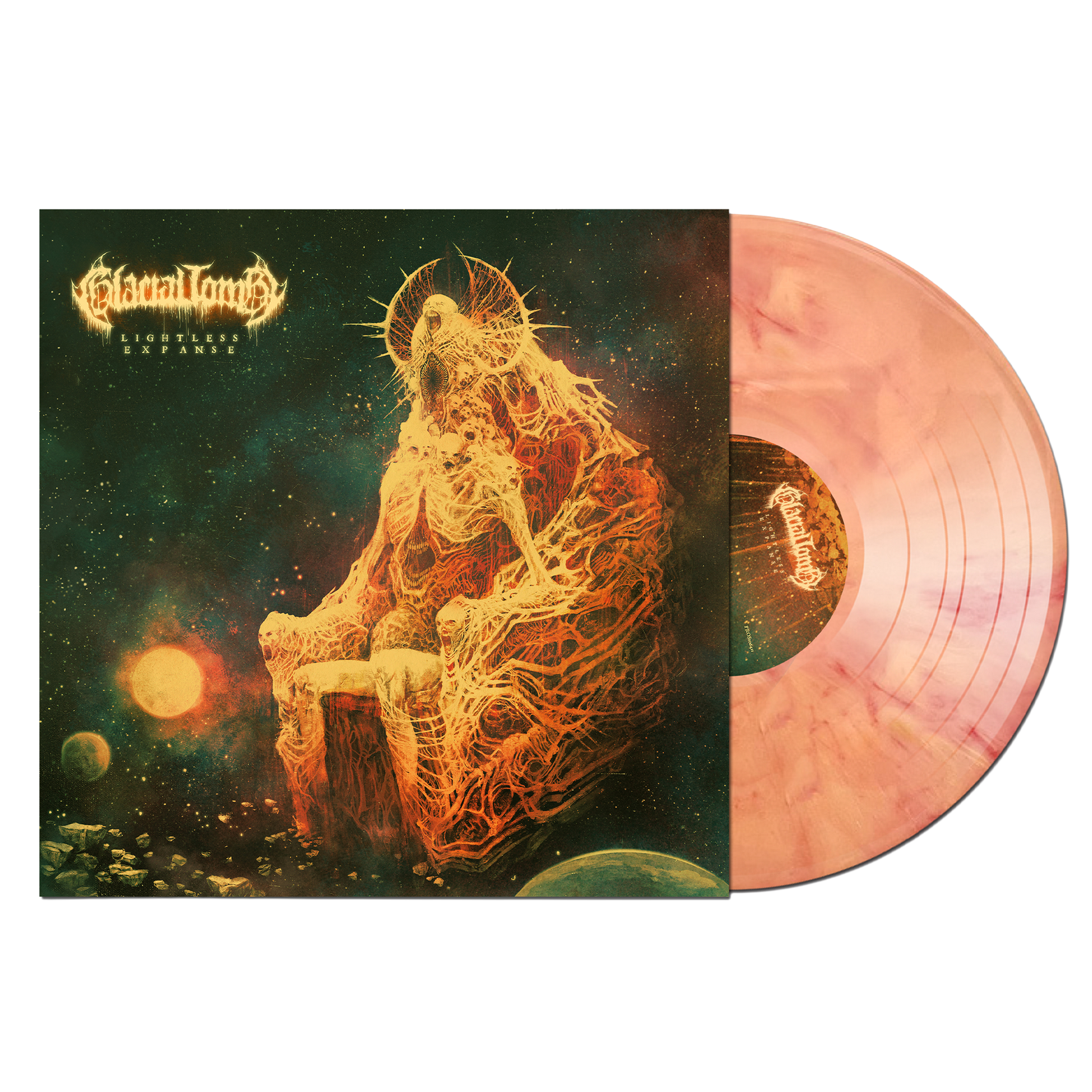 Glacial Tomb - Lightless Expanse  - Crimson Decay LP Vinyl Record