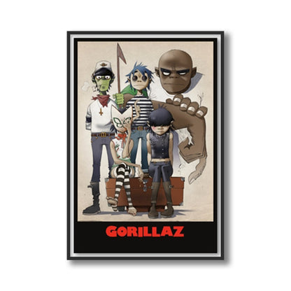 Gorillaz Framed Poster