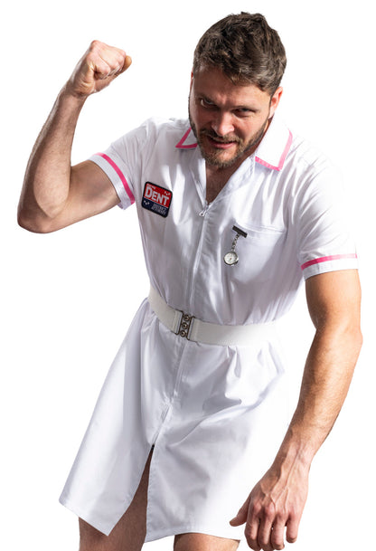 Dark Knight Dent Superhero Villain Nurse Cosplay Halloween Cosplay Costume Set