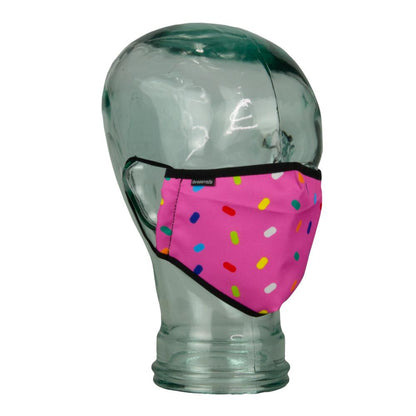 KGB Glass Sprinkles Pink Facemask Grassroots California