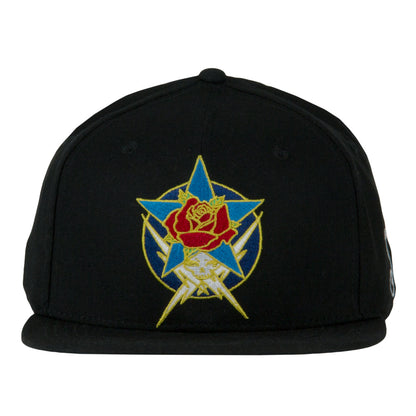 Stanley Mouse Dead Star Black Fitted Hat Grassroots California