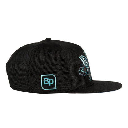 Bass Physics Butterfly Black Snapback Hat Grassroots California