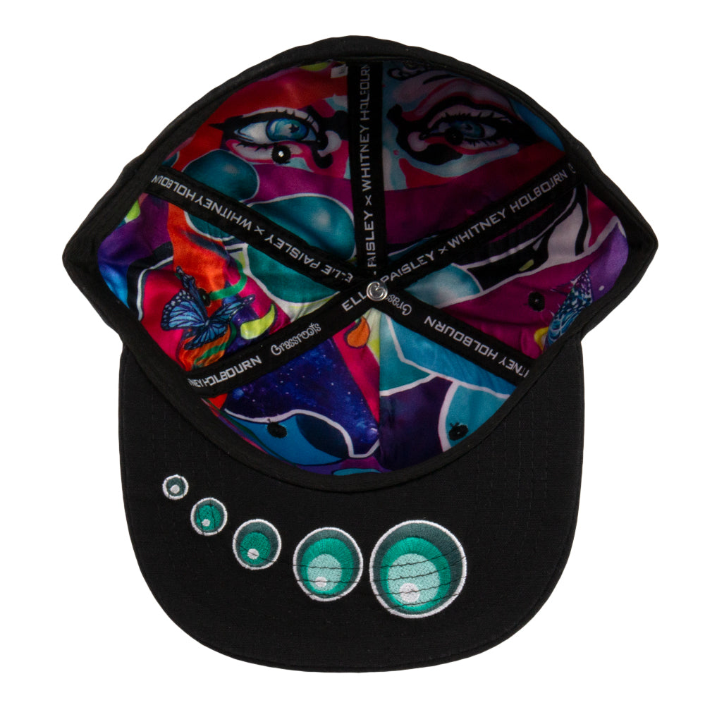 Ellie Paisley x Whitney Holbourn Eternal Sunshine Black Fitted Hat Grassroots California