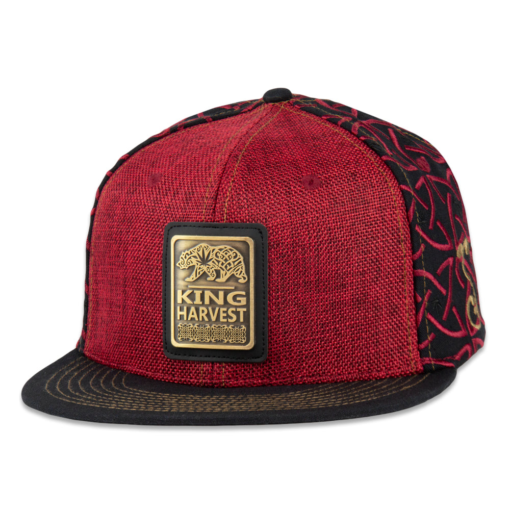 Kings Harvest Celtic Red Strapback Hat Grassroots California