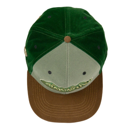 Mountain Division Mammoth Green Corduroy Strapback Hat Grassroots California