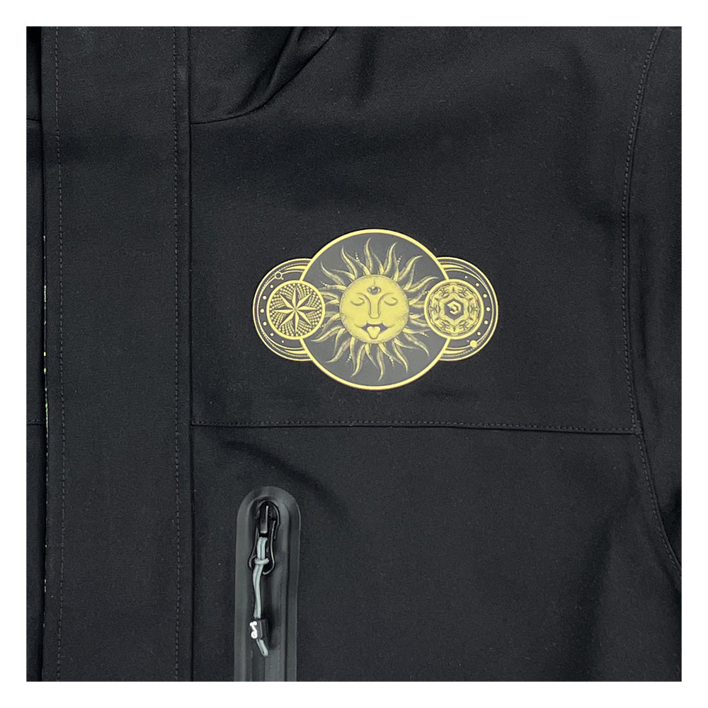 Cosmic Arcana Black Tech Jacket Grassroots California