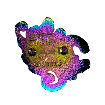 Vincent Gordon Seahorse Party Blackout Rainbow Pin Grassroots California