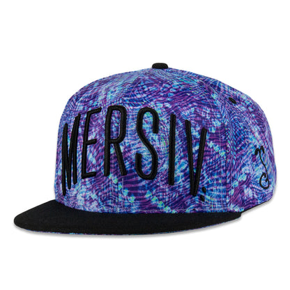 Mersiv Script Purple Snapback Hat Grassroots California