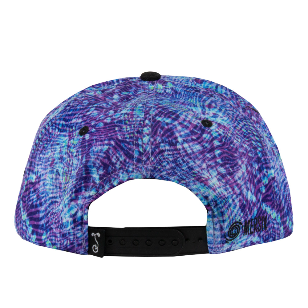 Mersiv Script Purple Snapback Hat Grassroots California