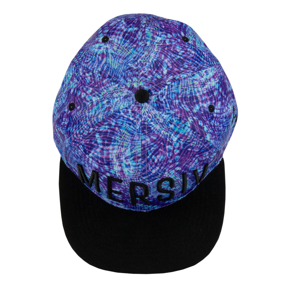 Mersiv Script Purple Snapback Hat Grassroots California