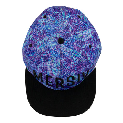 Mersiv Script Purple Snapback Hat Grassroots California