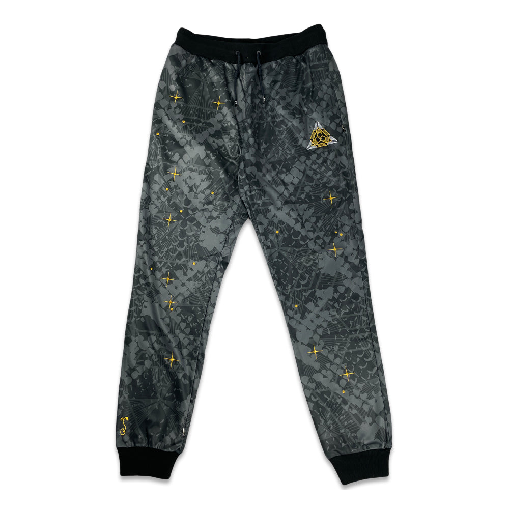 Celestial Serpent Black Joggers Grassroots California