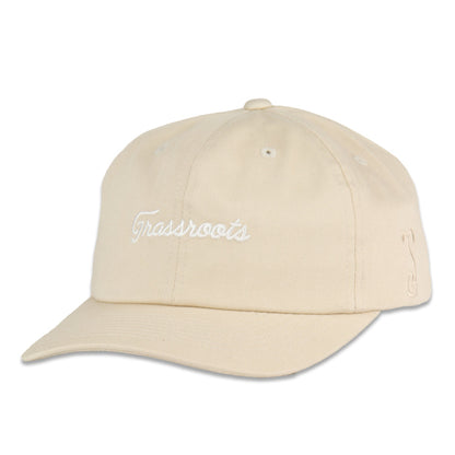 Golfroots Sandtrap Cream Dad Hat Grassroots California