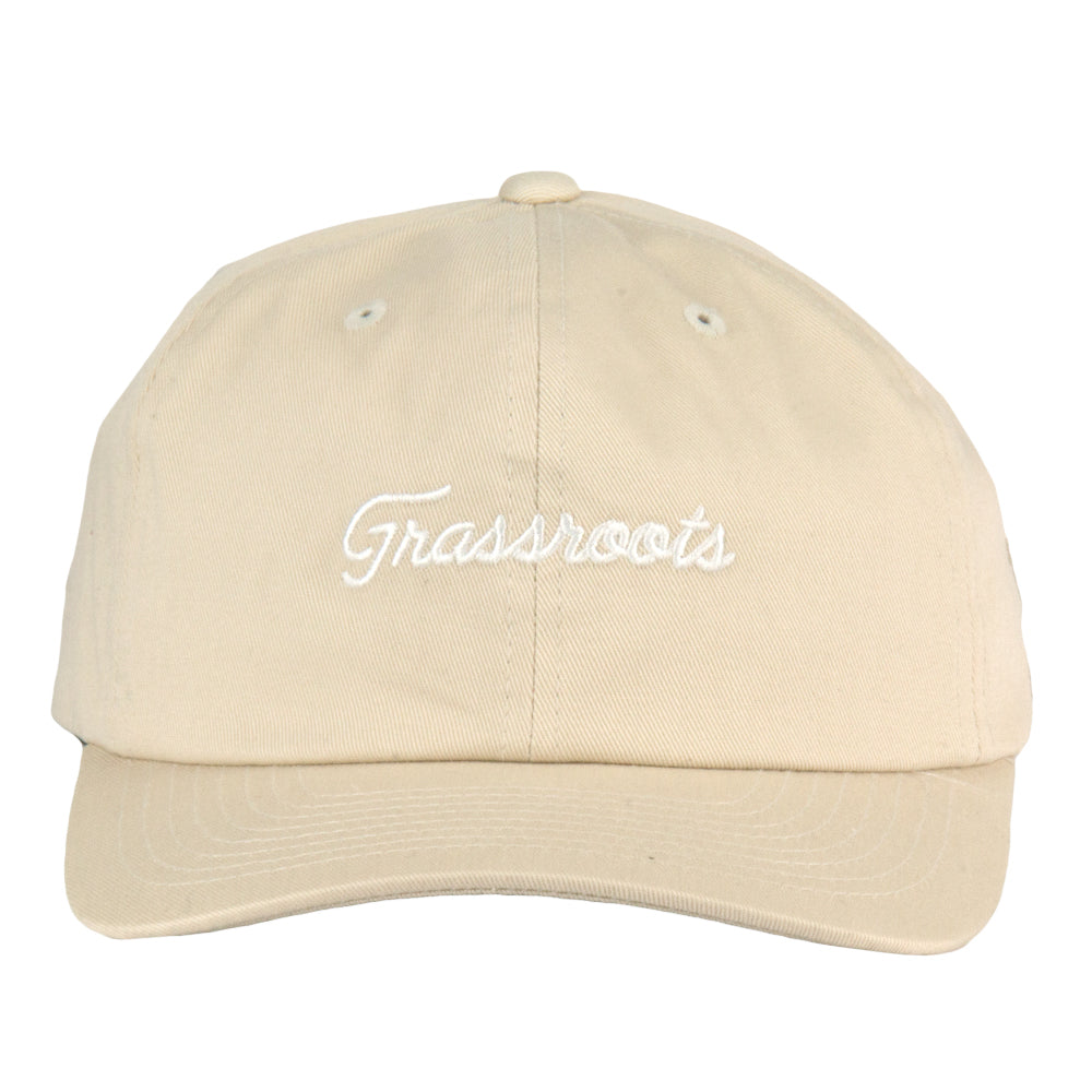 Golfroots Sandtrap Cream Dad Hat Grassroots California