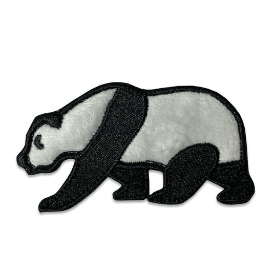 Furry Panda Removable Bear Patch Grassroots California