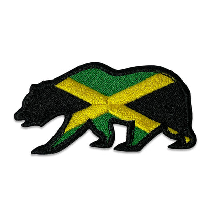 Jamaica Flag Removable Bear Patch Grassroots California