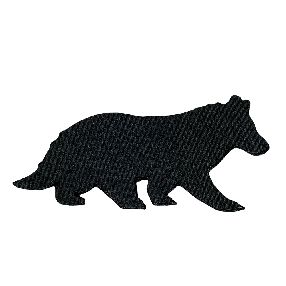 White Wolf Removable Bear Patch Grassroots California