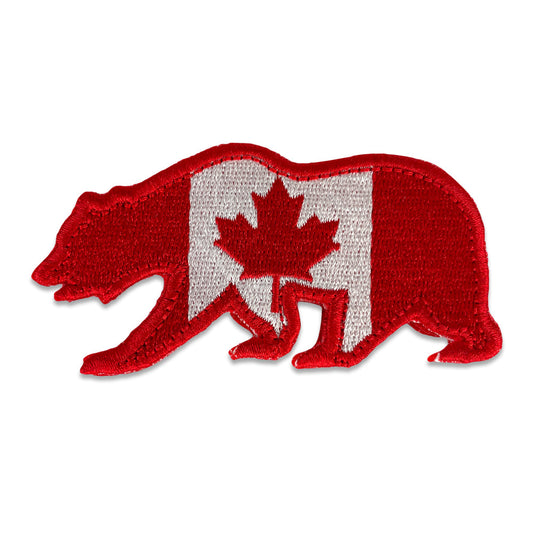 Canada Flag Removable Bear Patch Grassroots California