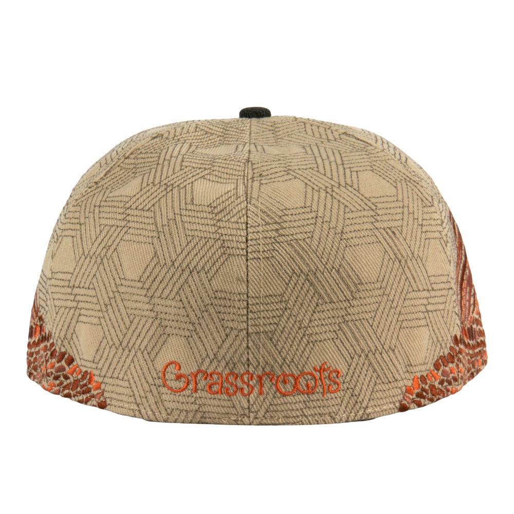 Red Rocks V3 Tan Fitted Hat Grassroots California