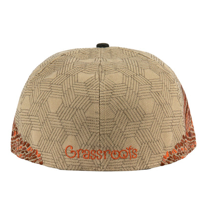 Red Rocks V3 Tan Fitted Hat Grassroots California