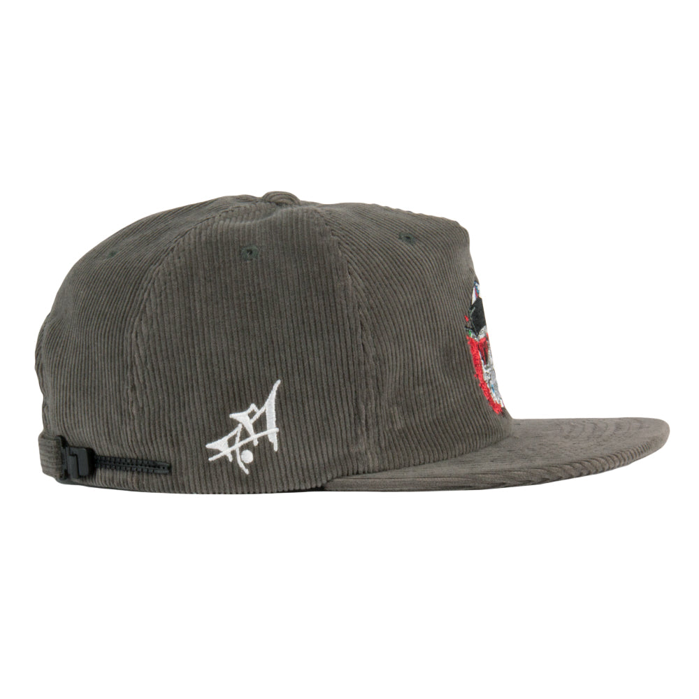 Aaron Brooks Eazy Bertha Gray Zipperback Hat Grassroots California