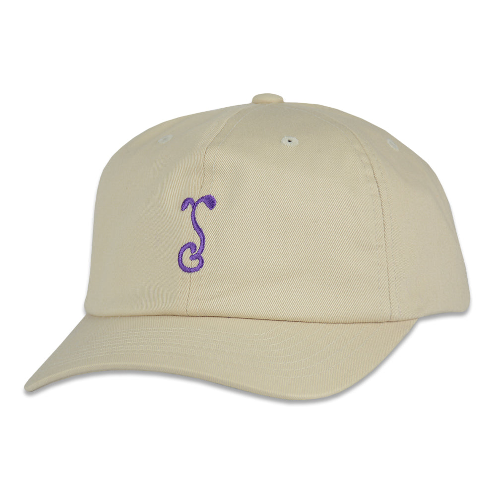 Simply Sprouted Cream Purple Dad Hat Grassroots California