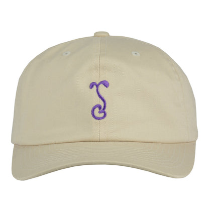 Simply Sprouted Cream Purple Dad Hat Grassroots California