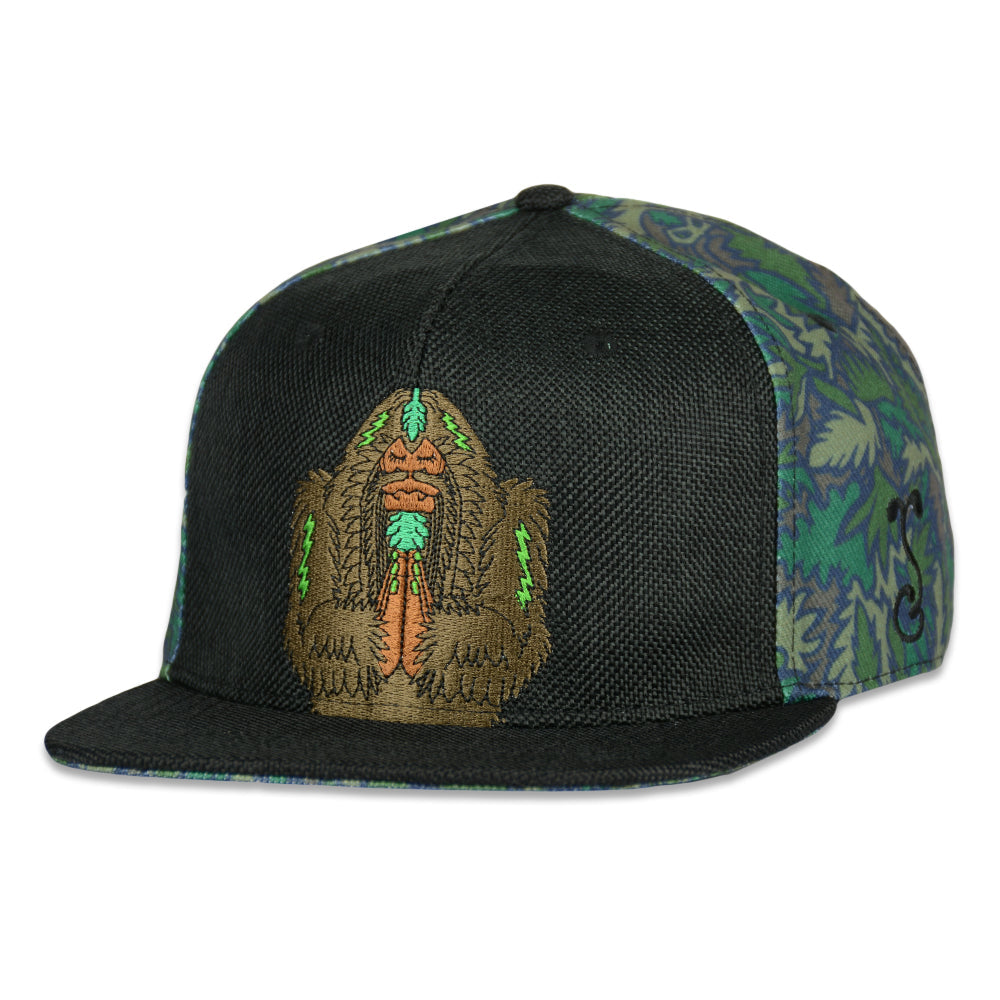 Bigfoot One Meditation Camo Fitted Hat Grassroots California