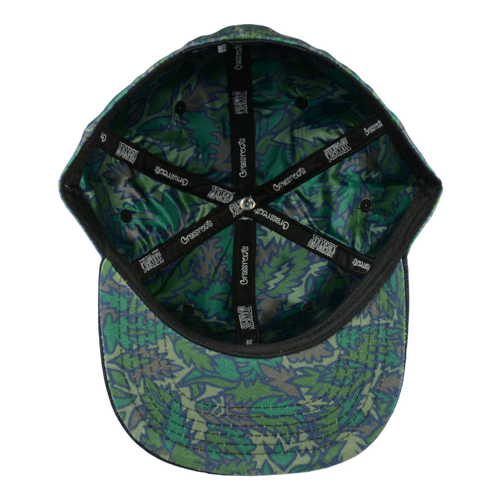 Bigfoot One Meditation Camo Fitted Hat Grassroots California