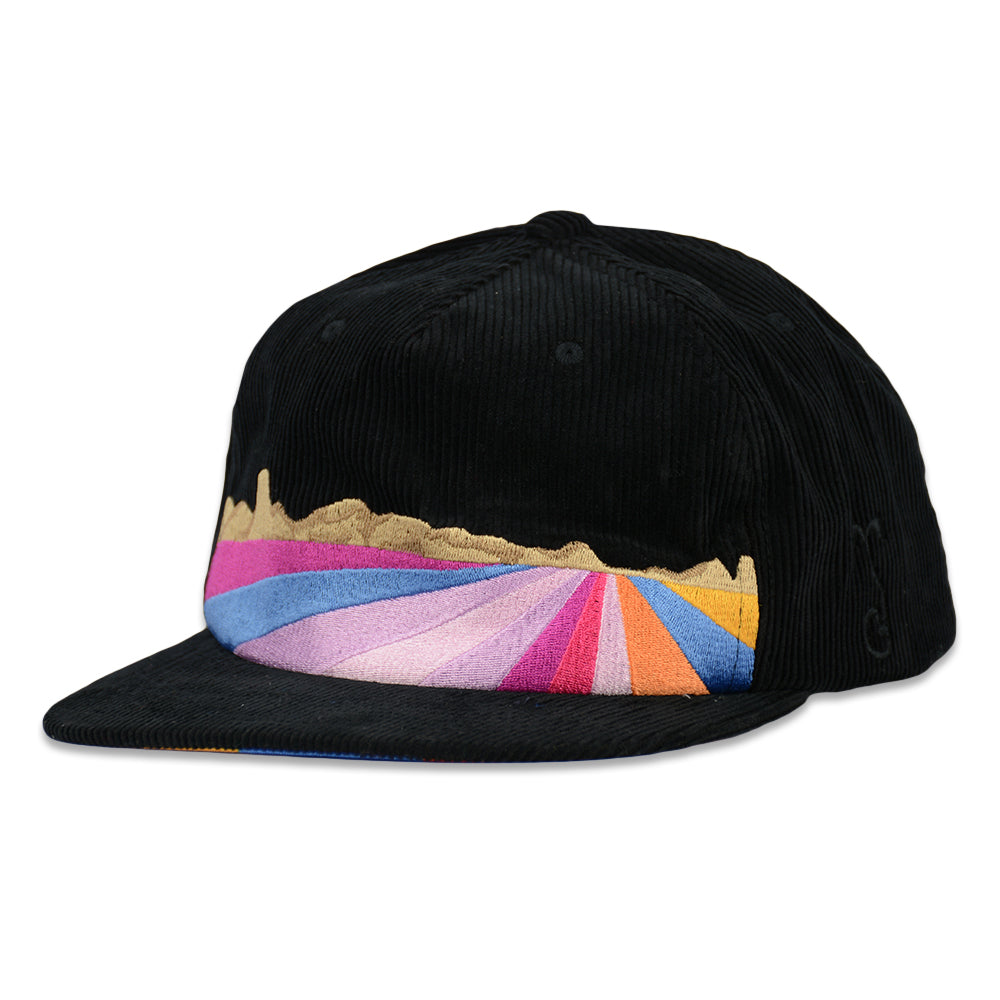 Jerry Garcia Playa Vista Black Zipperback Hat Grassroots California