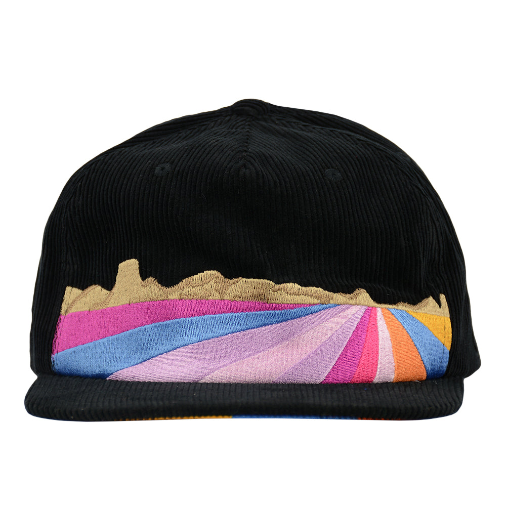 Jerry Garcia Playa Vista Black Zipperback Hat Grassroots California