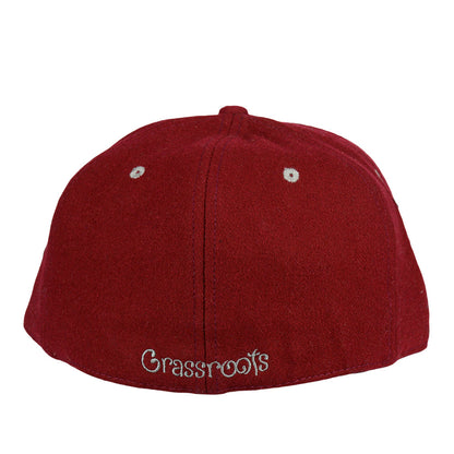 Removable Bear Redstone Fitted Hat Grassroots California