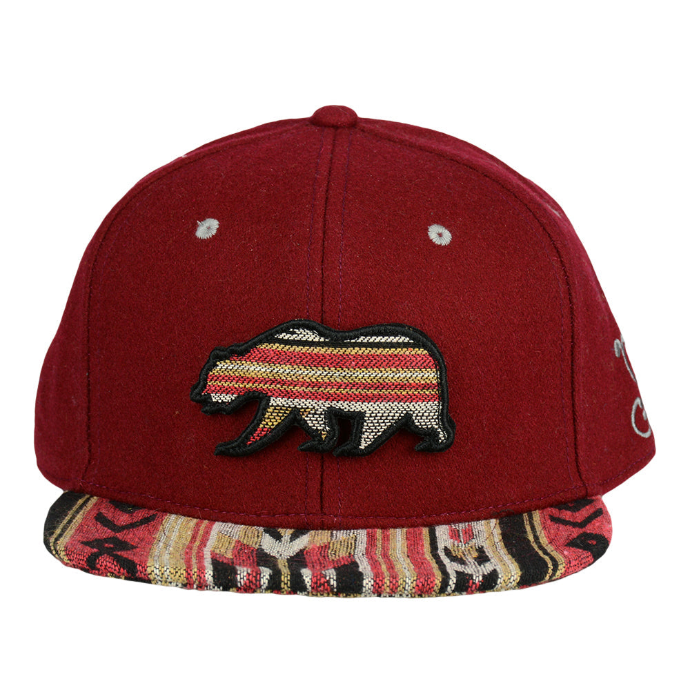 Removable Bear Redstone Fitted Hat Grassroots California