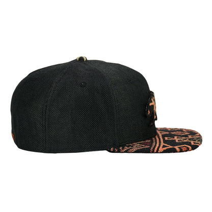 Removable Bear Copper Plateau Black Fitted Hat Grassroots California