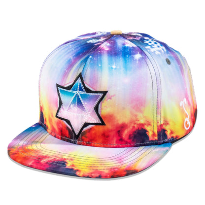 LSD Nebula Allover Snapback Hat Grassroots California