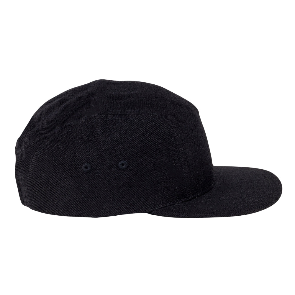 Touch of Class Black 5 Panel Hat Grassroots California