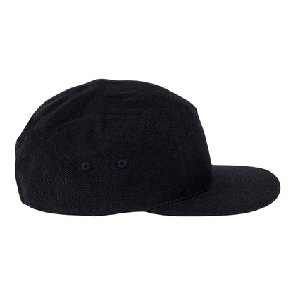 Touch of Class Black 5 Panel Hat Grassroots California